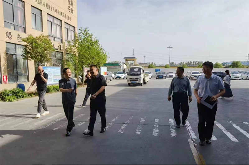 2024年4月24日岳程辦事處領(lǐng)導(dǎo)蒞臨我司調(diào)研指導(dǎo)工作